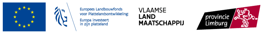 logo's Europees Landbouwfonds voor Plattelandsontwikkeling - VLM - Provincie Limburg