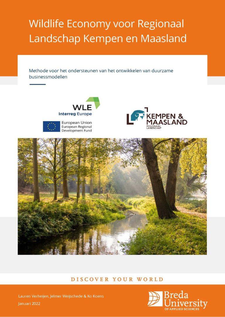 Cover van het rapport 'Methodiek duurzame businessmodellen'