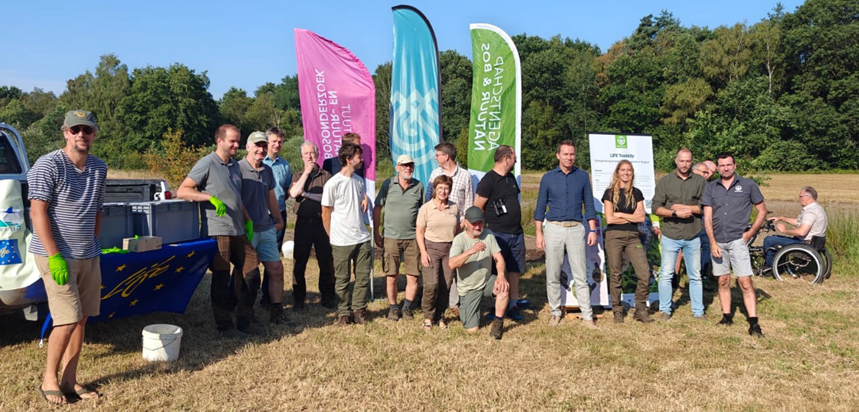 Nieuw leefgebied voor knoflookpad in Peer